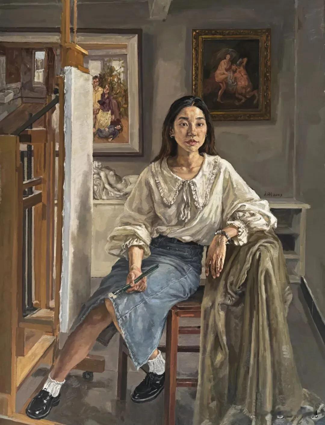 孙文刚油画风景与人物写生作品欣赏
孙文刚，1965年生，中国艺术研究院油画院画家