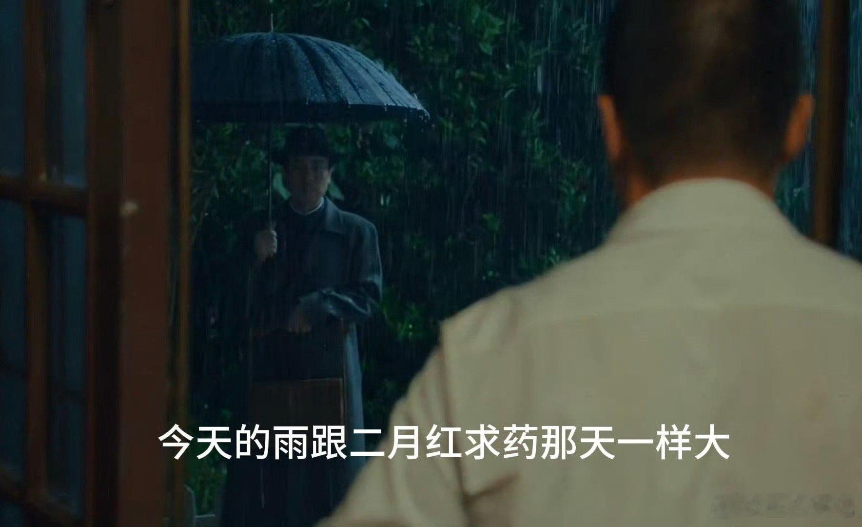 二月红求药的雨终是淋到了于和伟于和伟在雨里站成了一幅画，吴石的每一个微表情都在说