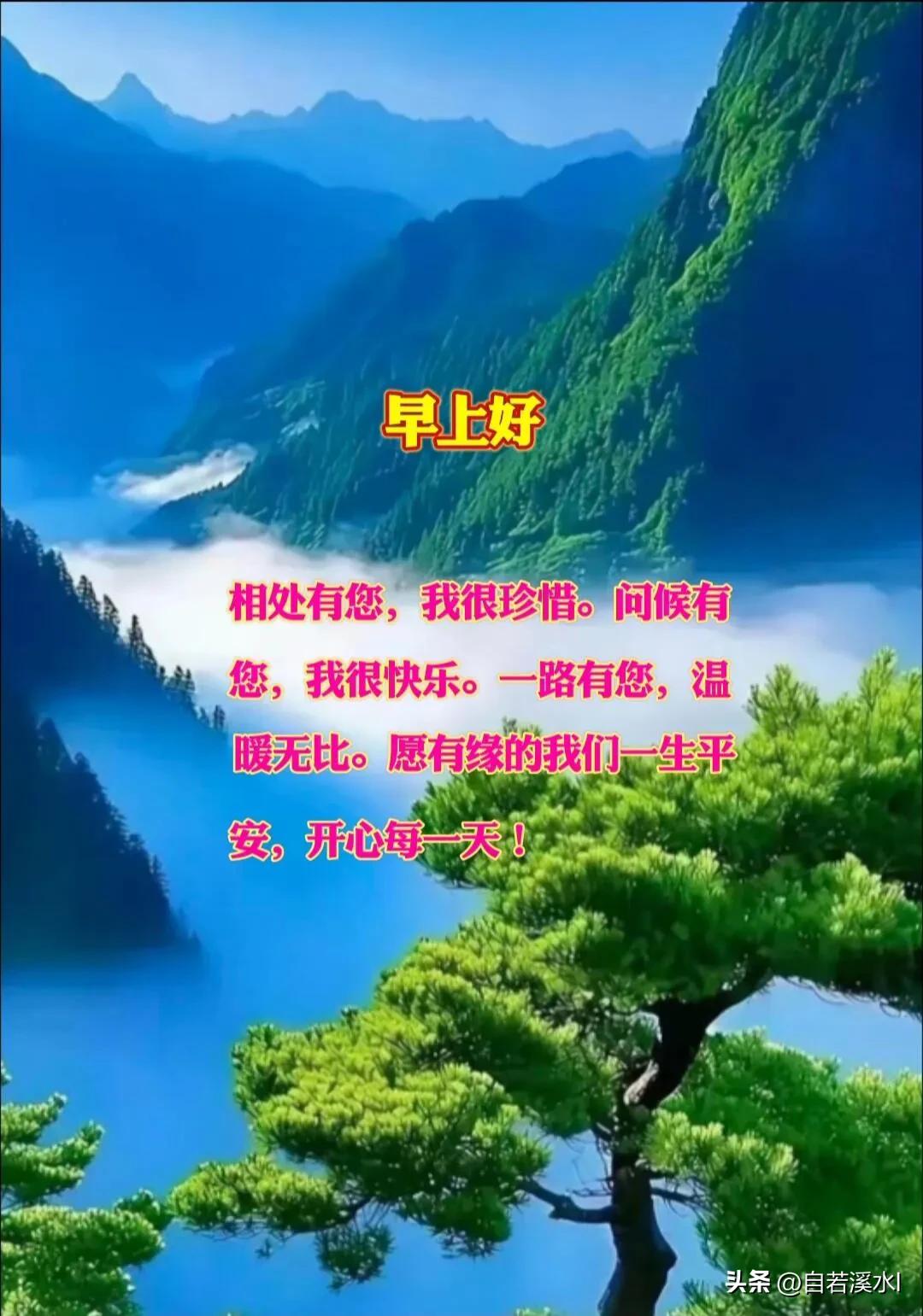  把烦恼留在昨夜，带着温柔奔赴今天，早安。