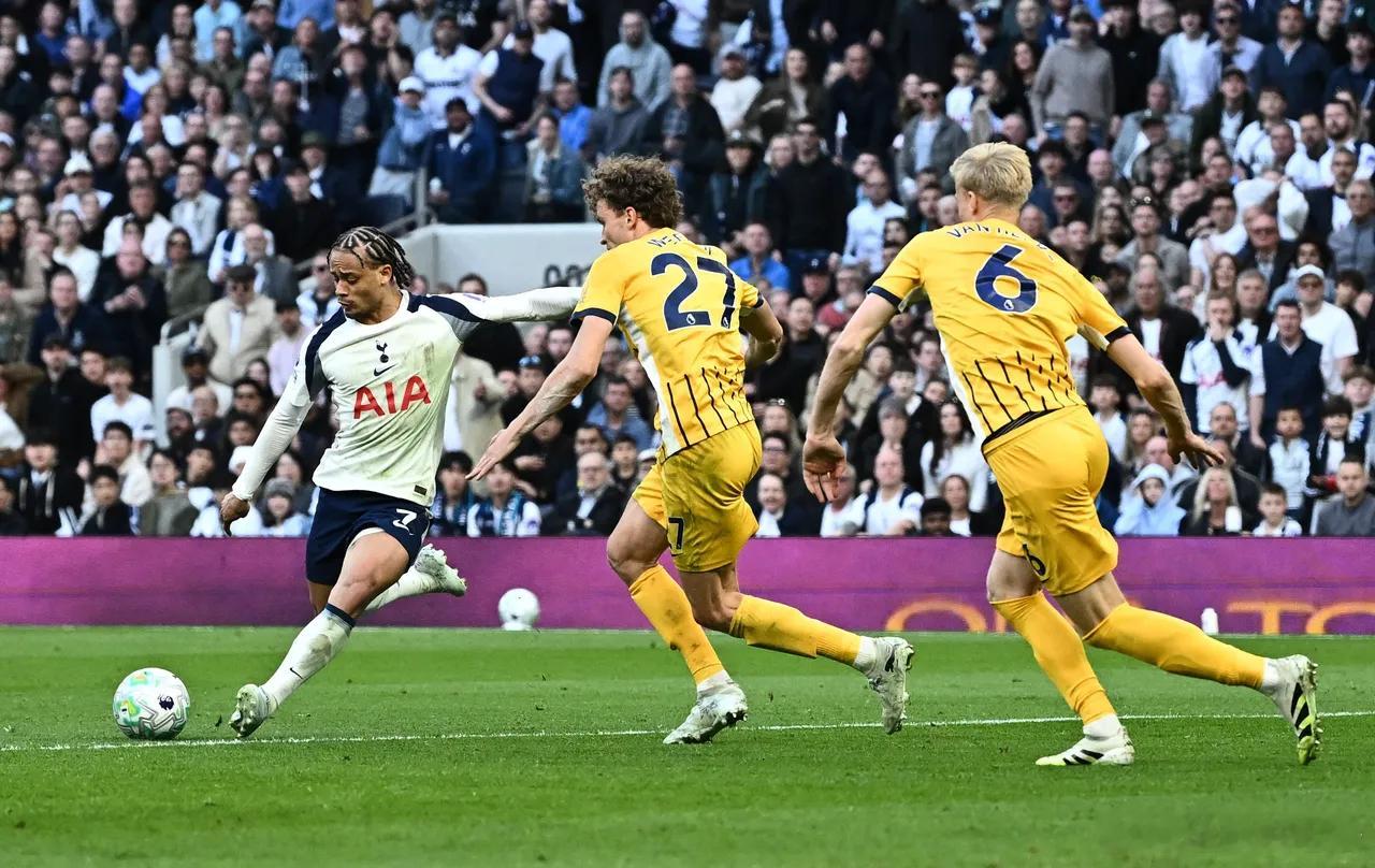 热刺被绝平热刺惨遭命运戏耍！上一轮因折射球输球，本轮英超2-1领先的大好局势下，