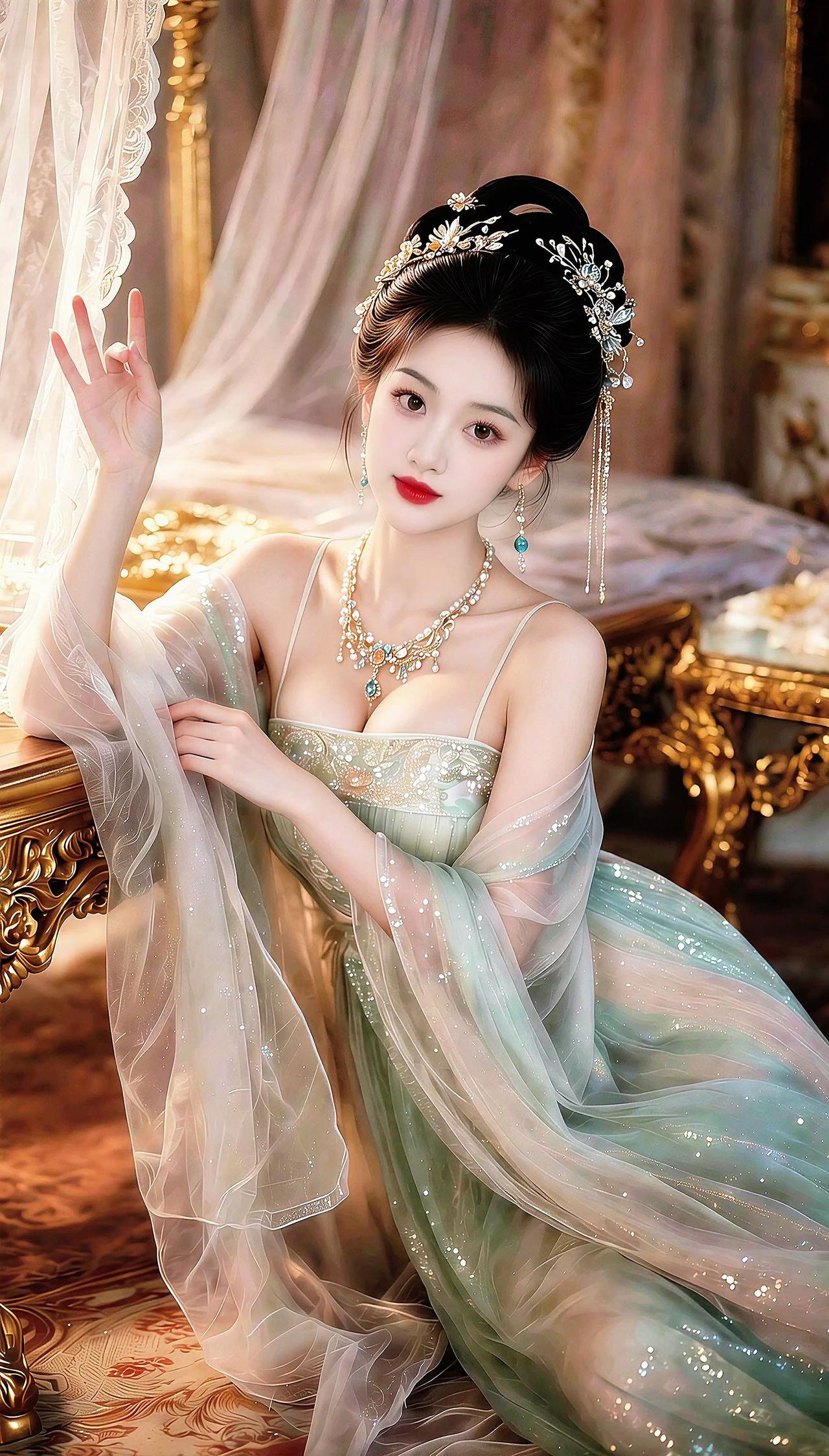 国风古韵 古风 优雅永不过时 妩媚女神风情万种 古风美人