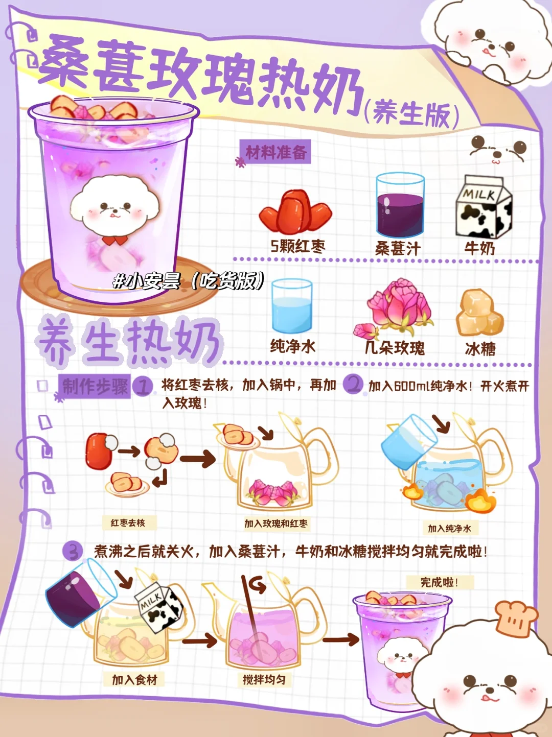 讲真！👭姐妹们咱们多喝这杯素颜水❗️秋冬必