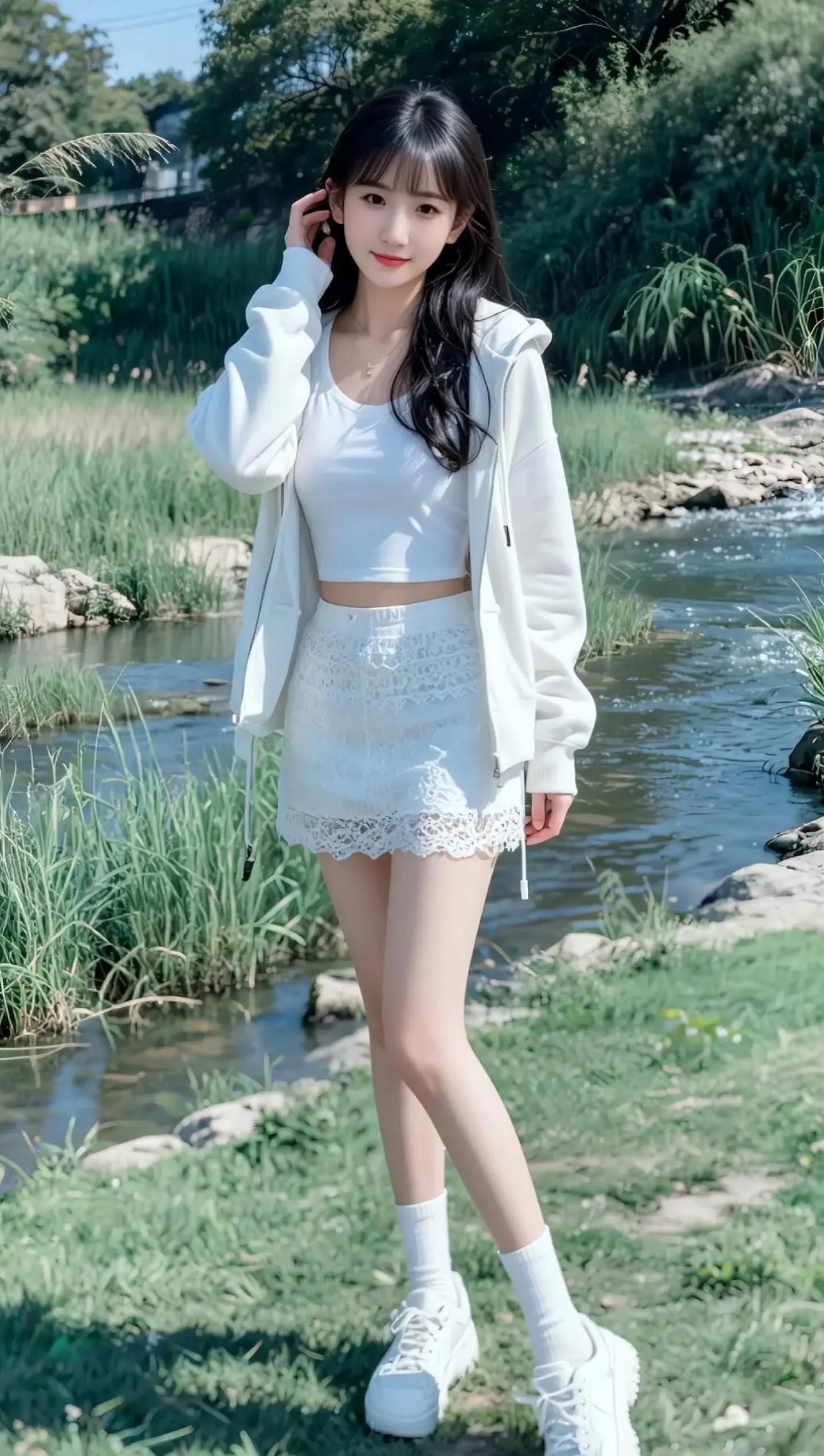 AI清新网球写真 ai创作