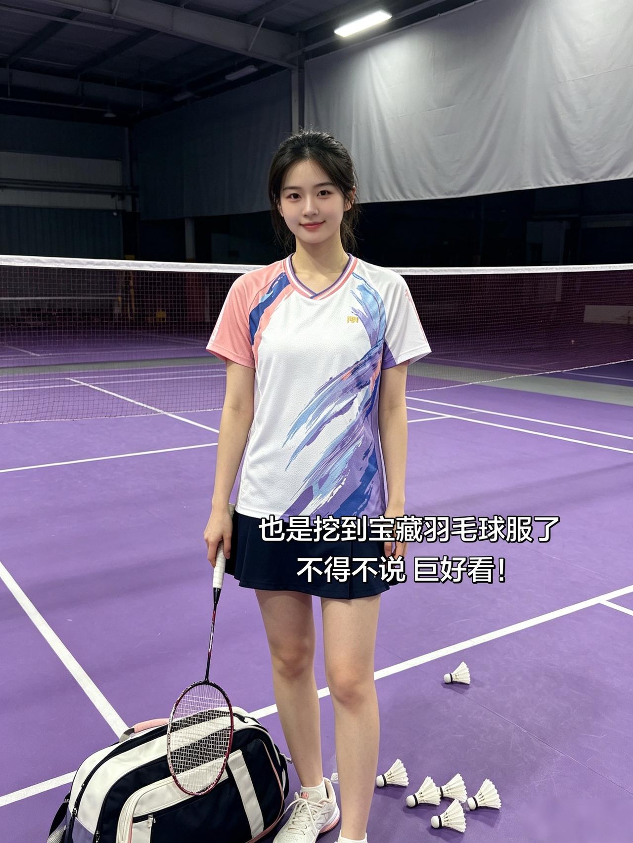 也是挖到宝藏羽毛球服了
不得不说 巨好看！