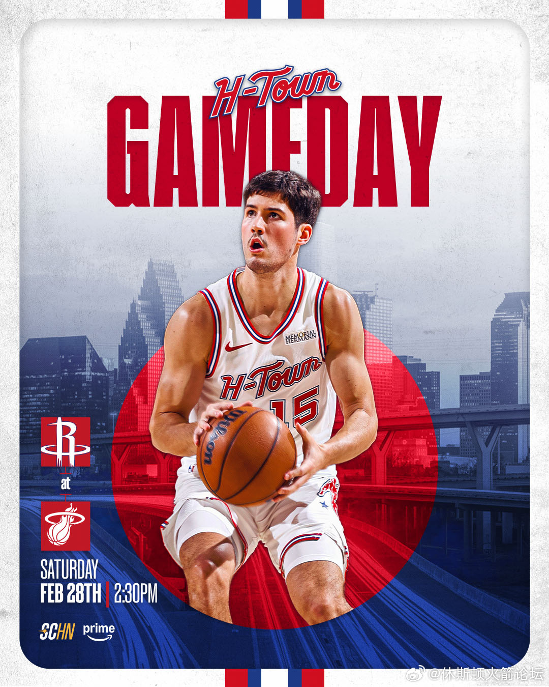 大家早！比赛日！4:30火箭客场战热火，小贾缺阵，比赛即将开始。原声直播：ez3