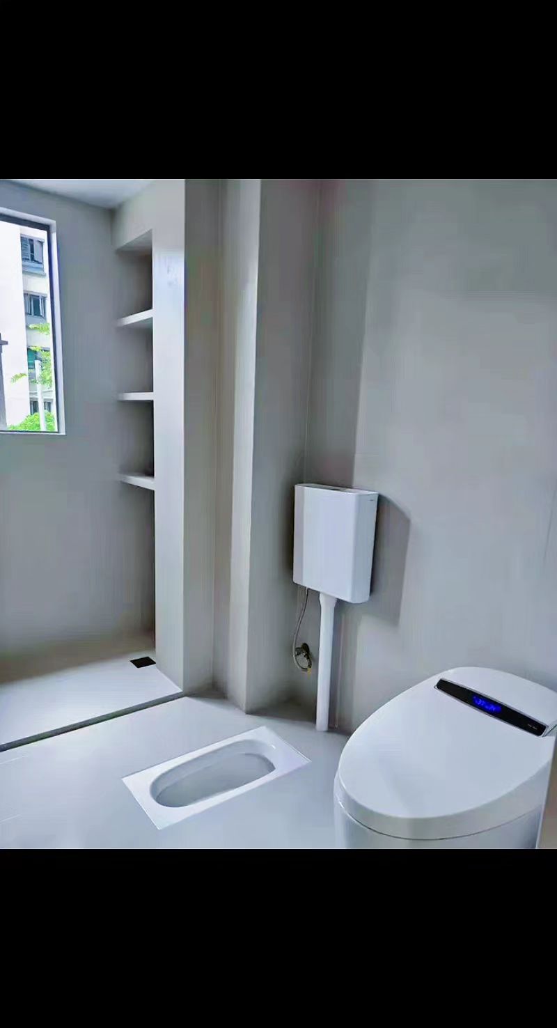 蹲坐两用。一个卫生间同时安装坐便器和蹲便器，排水管道布局有毛病吗？设计师