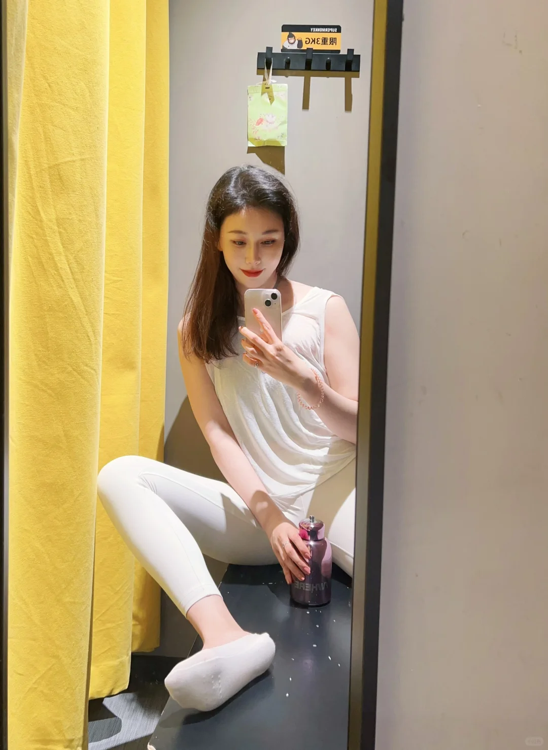 Body balance 今天是素净的一身纯白色～