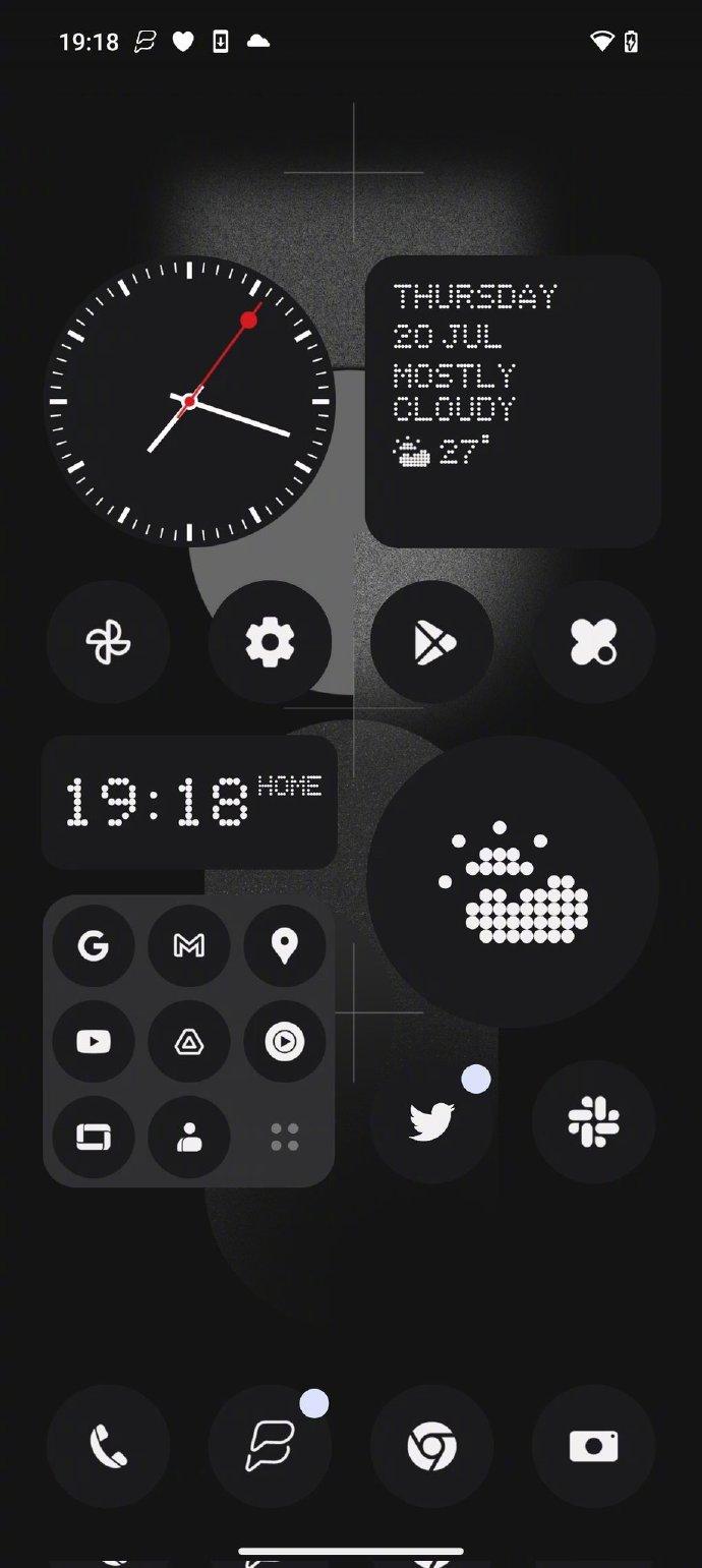Nothing Phone 的Nothing OS 这设计我想给满分💯
极简主