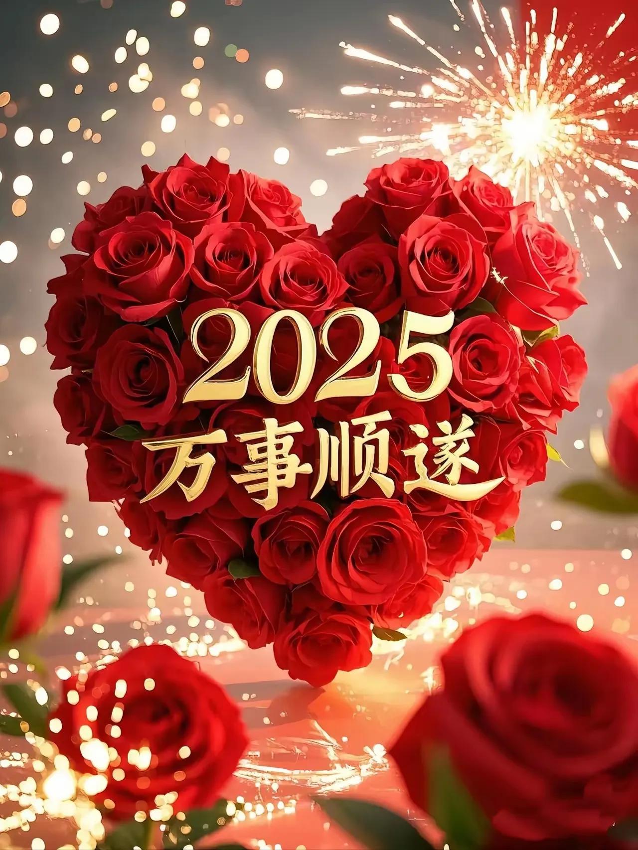 祝你我的2025年万事顺遂。[玫瑰][玫瑰][玫瑰]

接着！