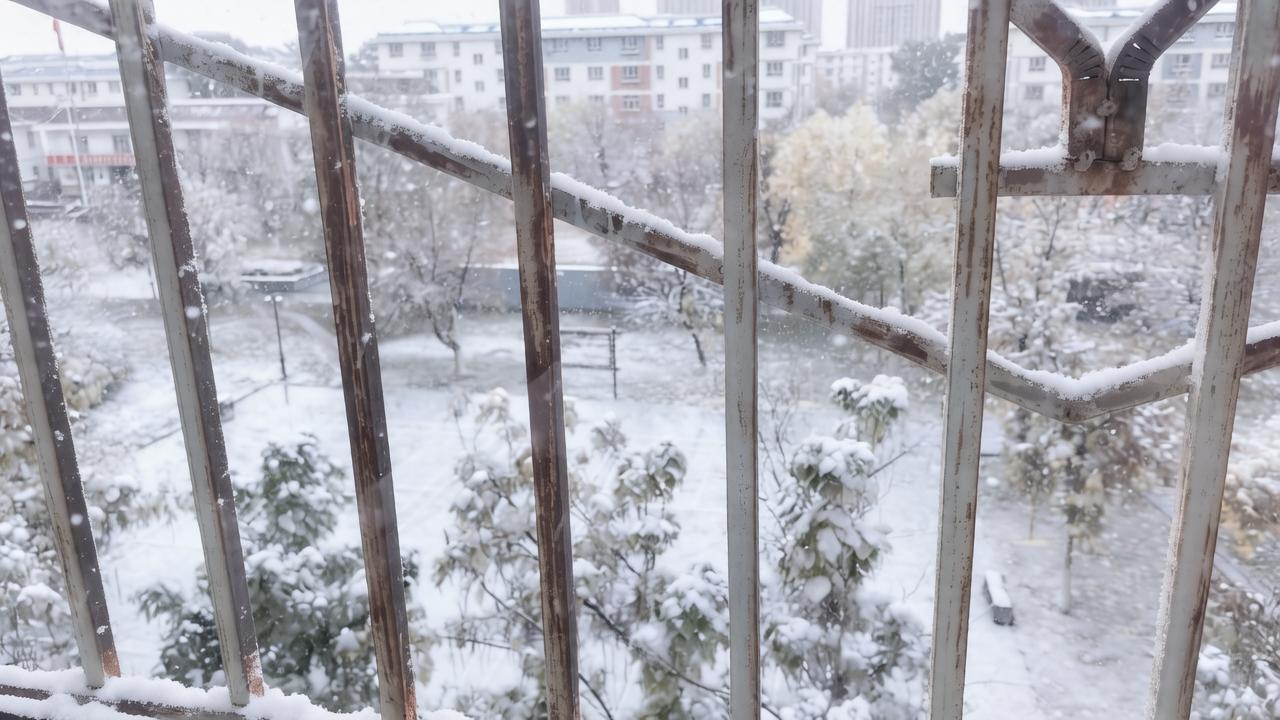 昨夜，奎屯落了2026年的头一场雪，比去年的初雪早了12天。
连着三年赶去参加山