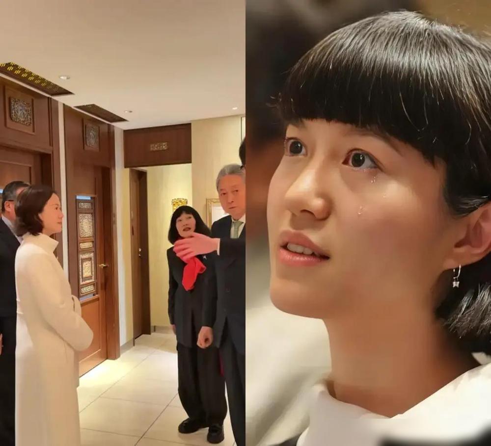 杨振宁走后，翁帆东京见客，一个动作让日本前首相夫妇都退了一步。
 
她一身素白长