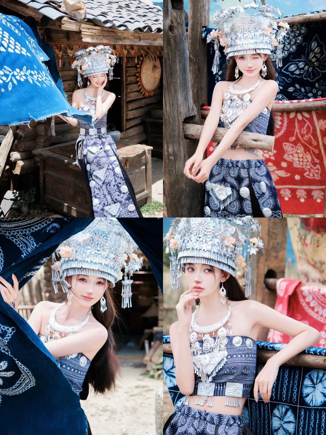 在丽江拍到这样的苗疆少女写真要花多少钱⁉️