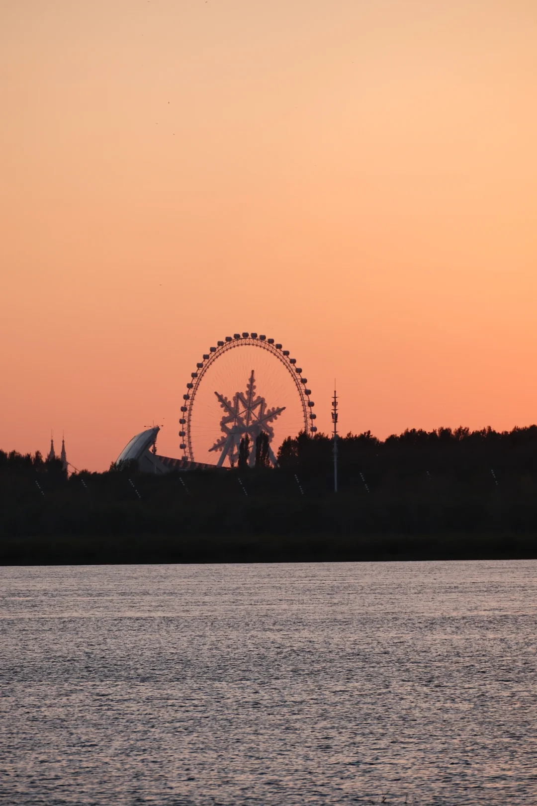 来哈尔滨一定‼️要看一场松花江日落🌅