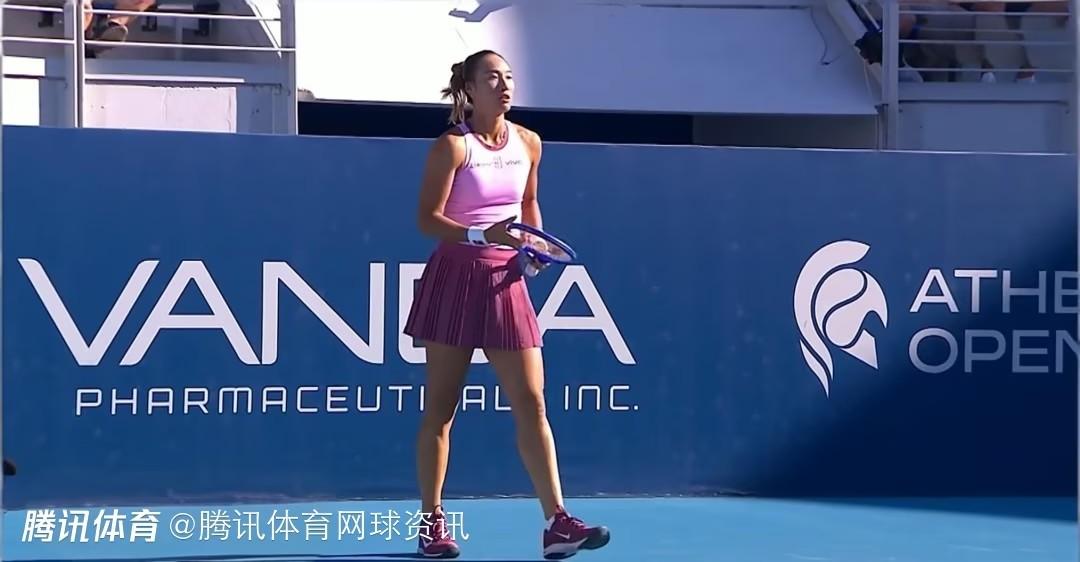 WTA250雅典赛1/8决赛：
米契奇以0-2（4/6、1/6）负于郑钦文，恭喜