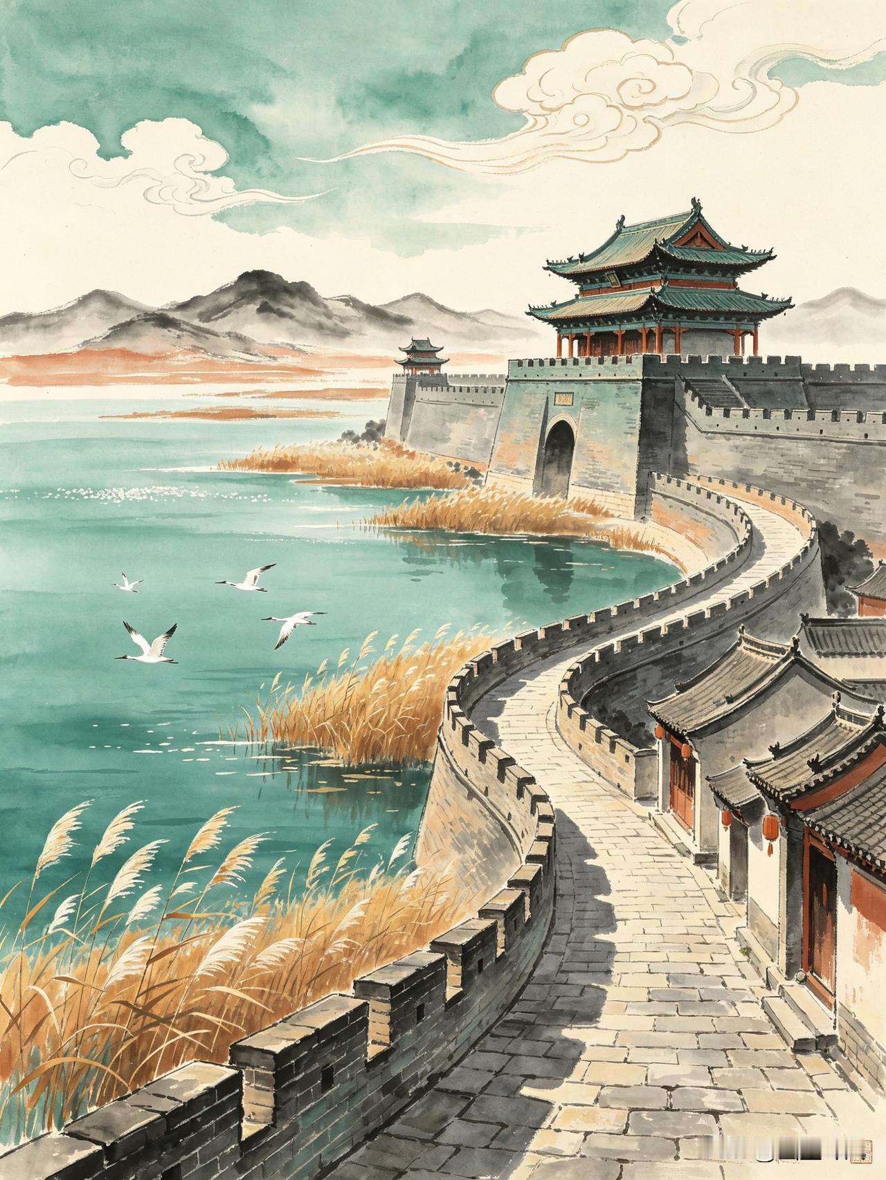 第一，冀州老城要"慢下来"了。 批复里明确点了"冀州老城区城市格局和历史风貌保存