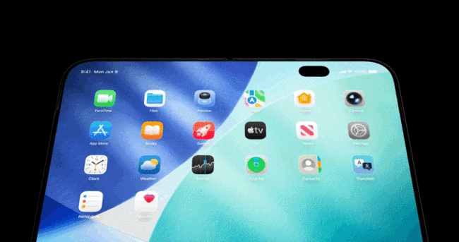 iPhoneFold再曝渲染图展开的比例确实是好，类似于iPad了如果原帧生态的