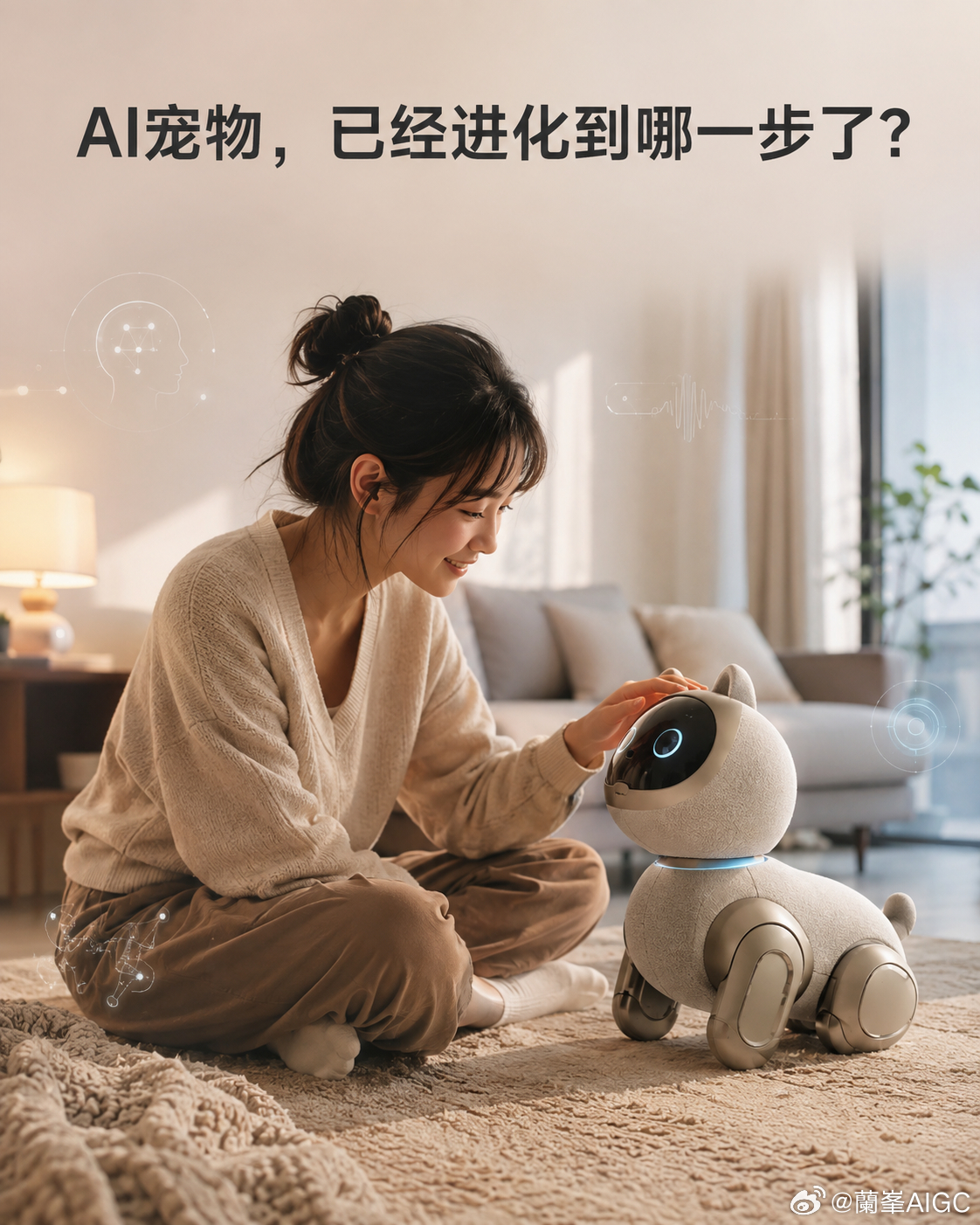 AI宠物已经发展成这样了吗以前的电子宠物，是你按一下，它回应一下。现在的AI宠物