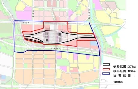深圳市西丽综合交通枢纽引入轨道线路汇总图