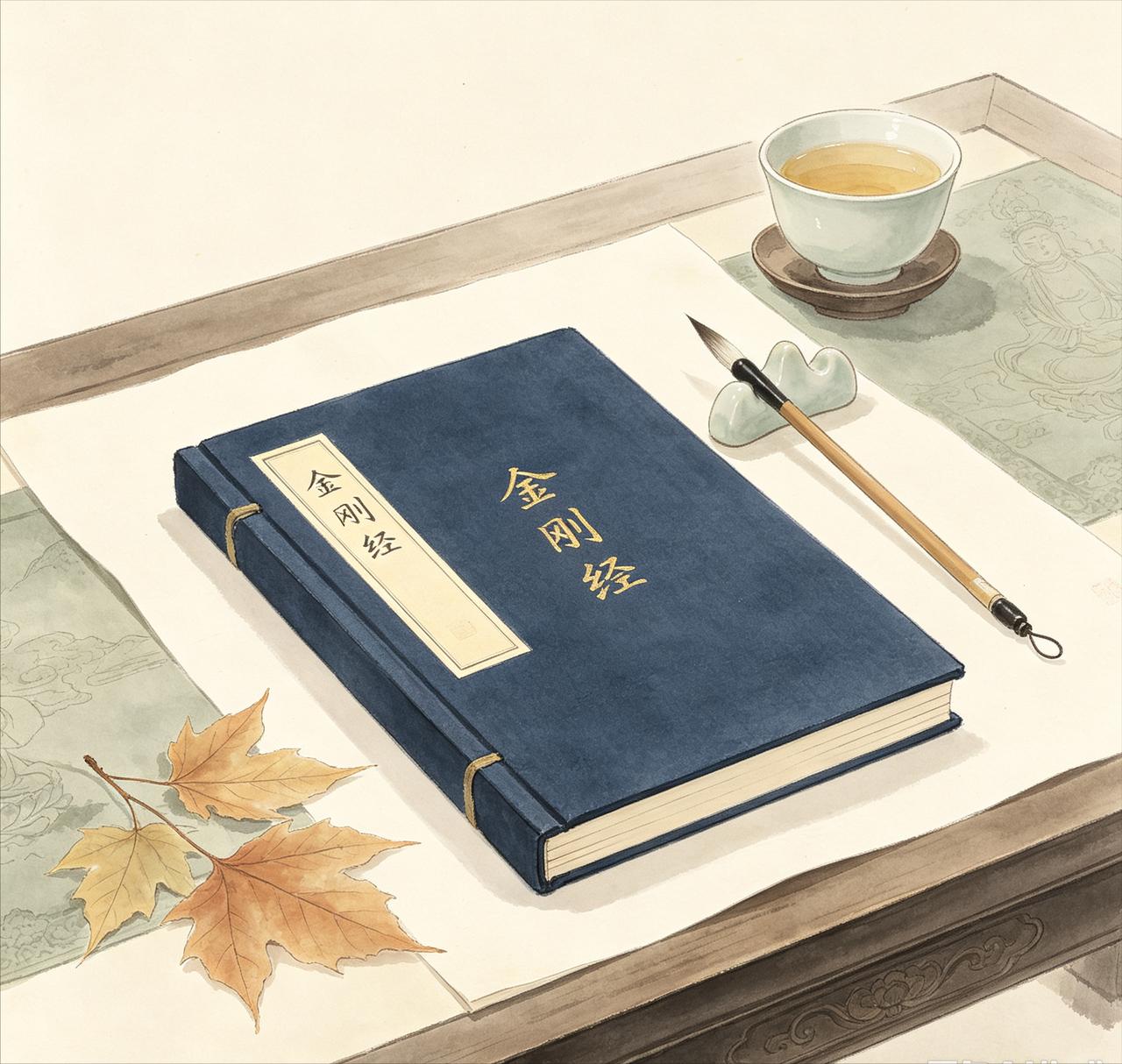《金刚经》全文只有5000多字，但最狠的一句是：
"应无所住而生其心。"

这八