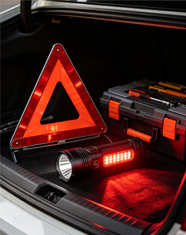 夜间行车看不清？这个小灯真的很加分
晚上跑没路灯的小路真的慌，备了一个车载警示手