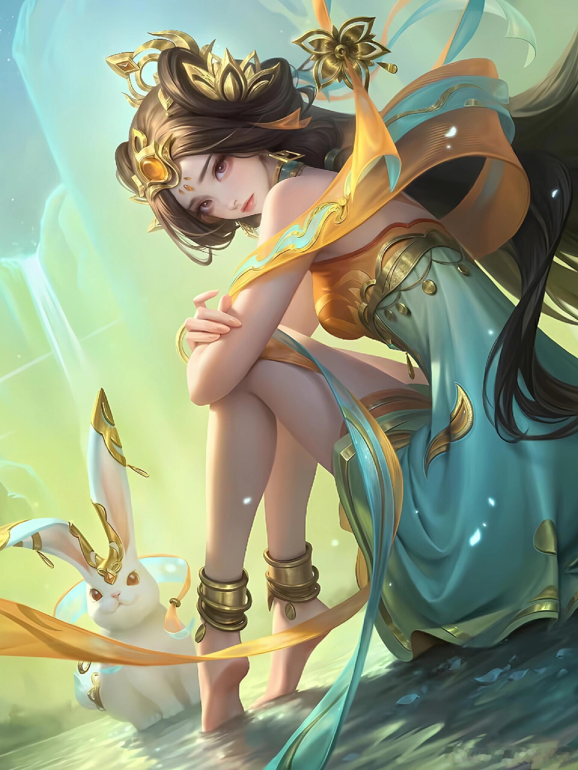 王者荣耀 每天认识一个游戏角色●嫦娥姓名：嫦娥性别：女类别：法坦来源：腾讯手游《