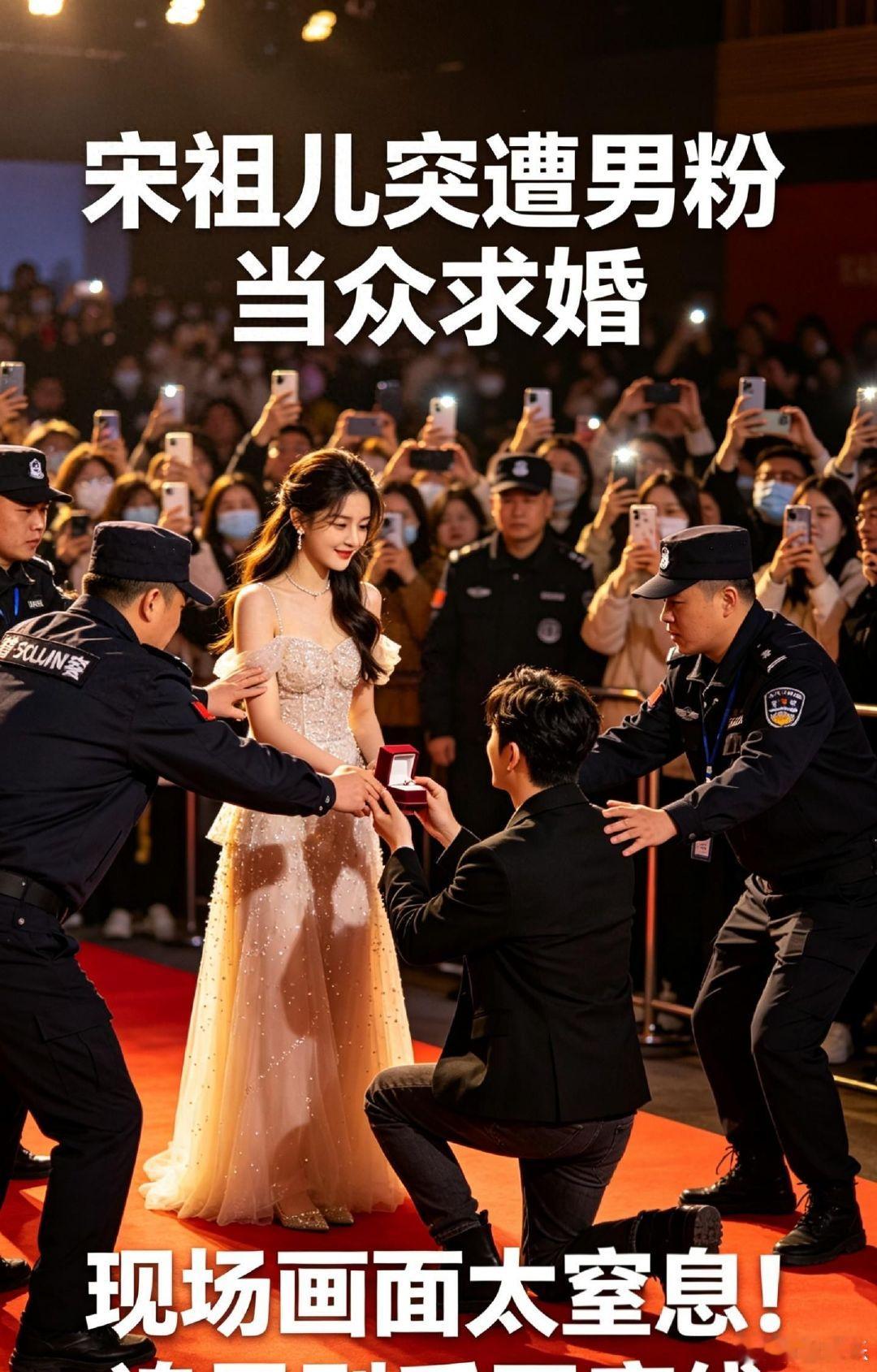 求婚变惊吓 暖心现场一秒变尴尬在最近这段时间，宋祖儿才刚刚完成拍摄方面的工作，之