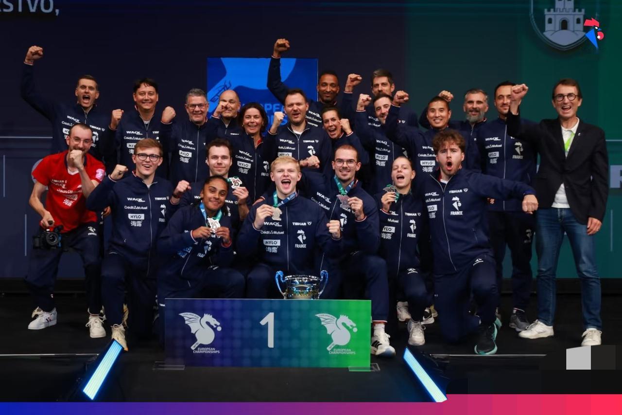 法乒协炫耀法国队2026欧锦赛成绩：两个冠军🏆，一个亚军，三个季军！
小勒布伦