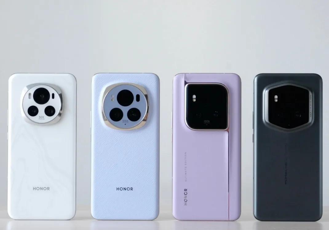 钟文泽分享荣耀Magic6全家福，Magic6、6Pro、至臻版、RSR保时捷设