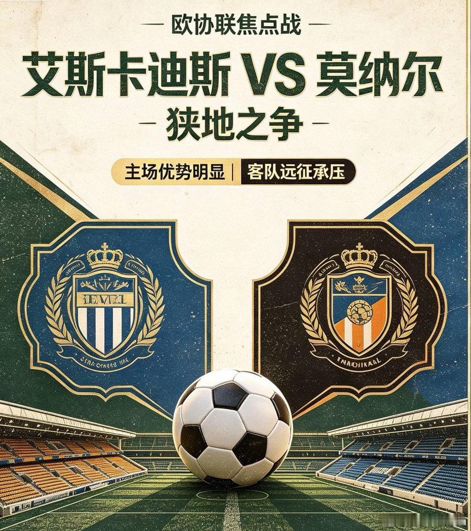 欧协联赛前解读：艾斯卡迪斯 VS 莫纳尔艾斯卡迪斯联赛名次并不突出，但主场发挥极