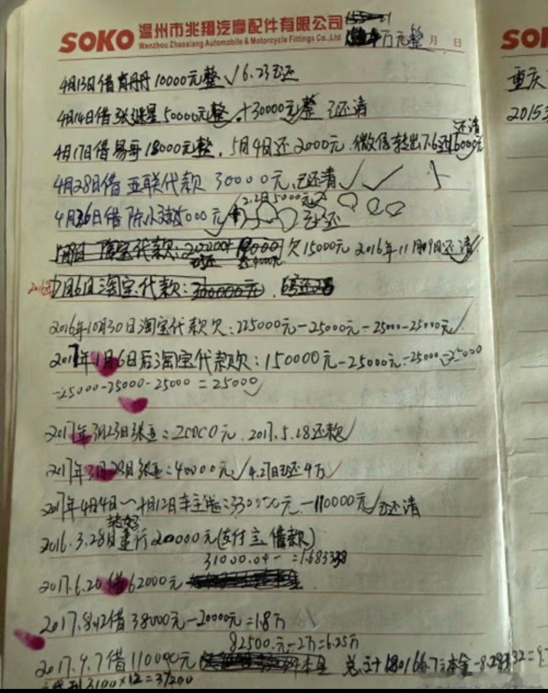 张雪还清近亿债务张雪的故事太励志了，现在再回头看看2024年他的离职信和记账本，