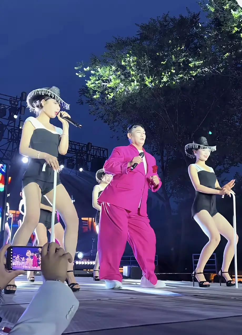 大衣哥的台风无限接近亦或者超过韩国的鸟叔了，论挣钱能力，如今的鸟叔可能真不行，真