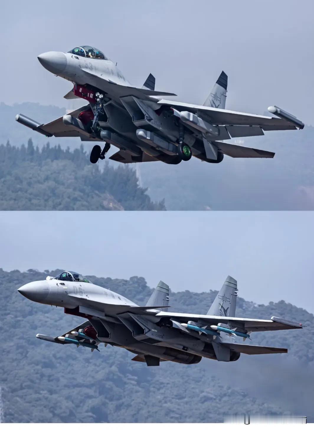第十五届中国航展太炸了！歼 - 15T 和歼 - 15D首次亮相就惊艳众人。航展