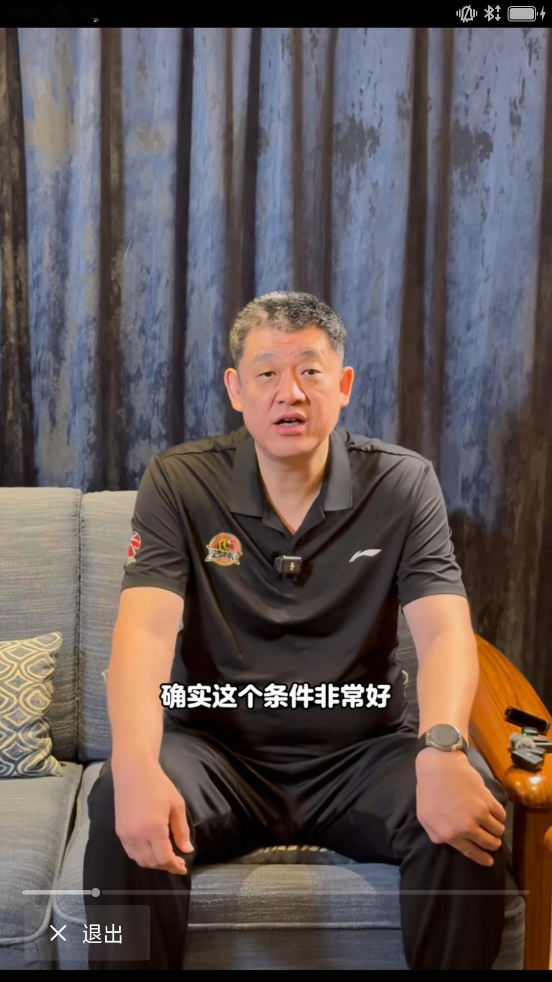 【中国篮球名人堂成员，吉林东北虎俱乐部董事长，虎王孙军在接受采访时对中国女篮小将