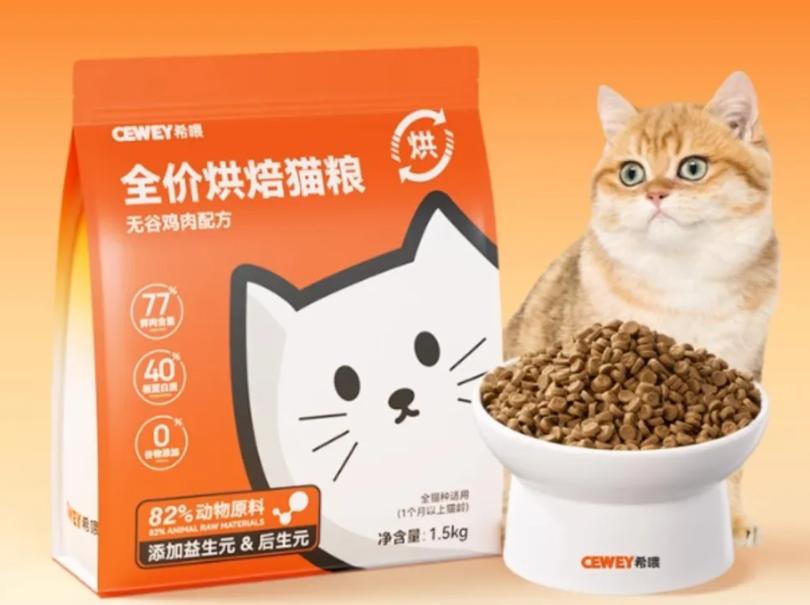 一袋猫粮，拼多多卖12.9元/斤，标注“流浪猫救助粮”；一袋猫粮，零售价36.2