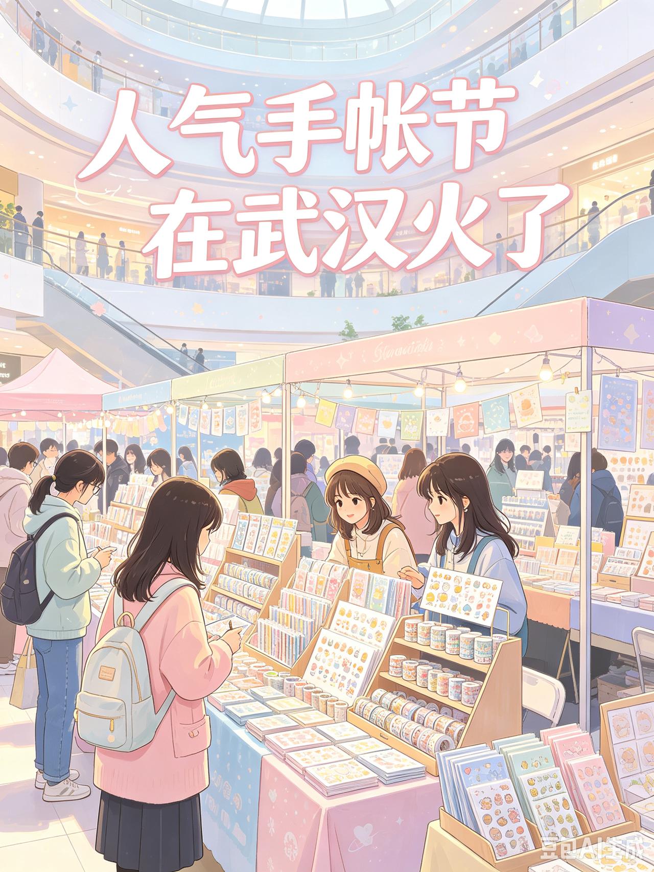电子时代反向走红！武汉手帐节人气爆棚，无数年轻人奔赴文创集市寻找纸质仪式感
 