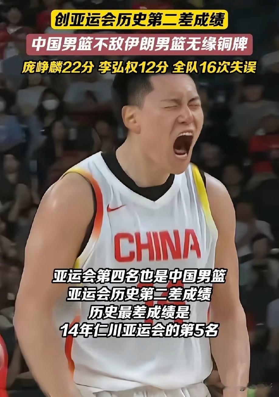 薪资投入东亚第一，战绩却排第三？中国男篮到底输在了哪里？

亚运会一套连环战绩让