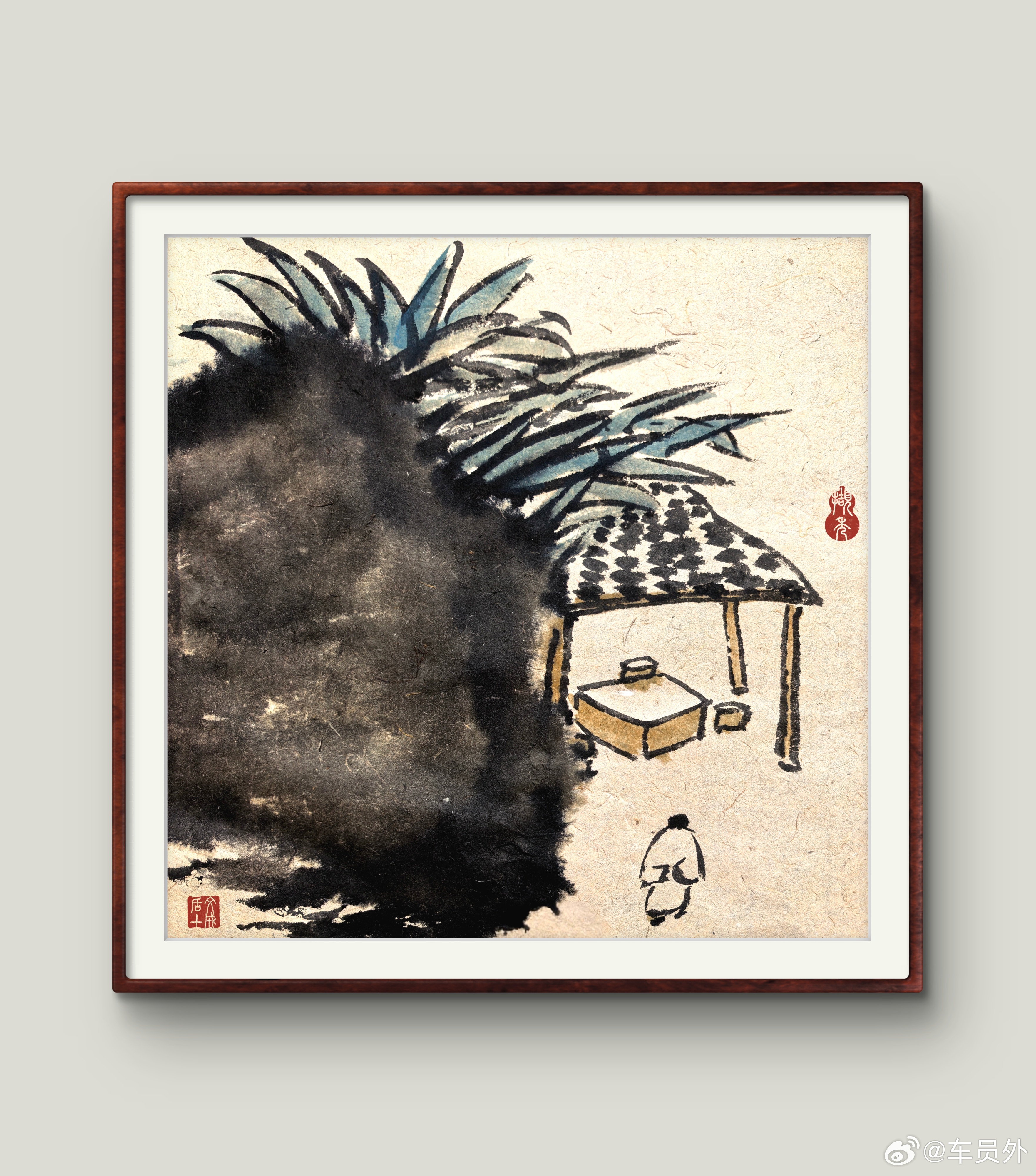 小画不大墨气浓。生活手记