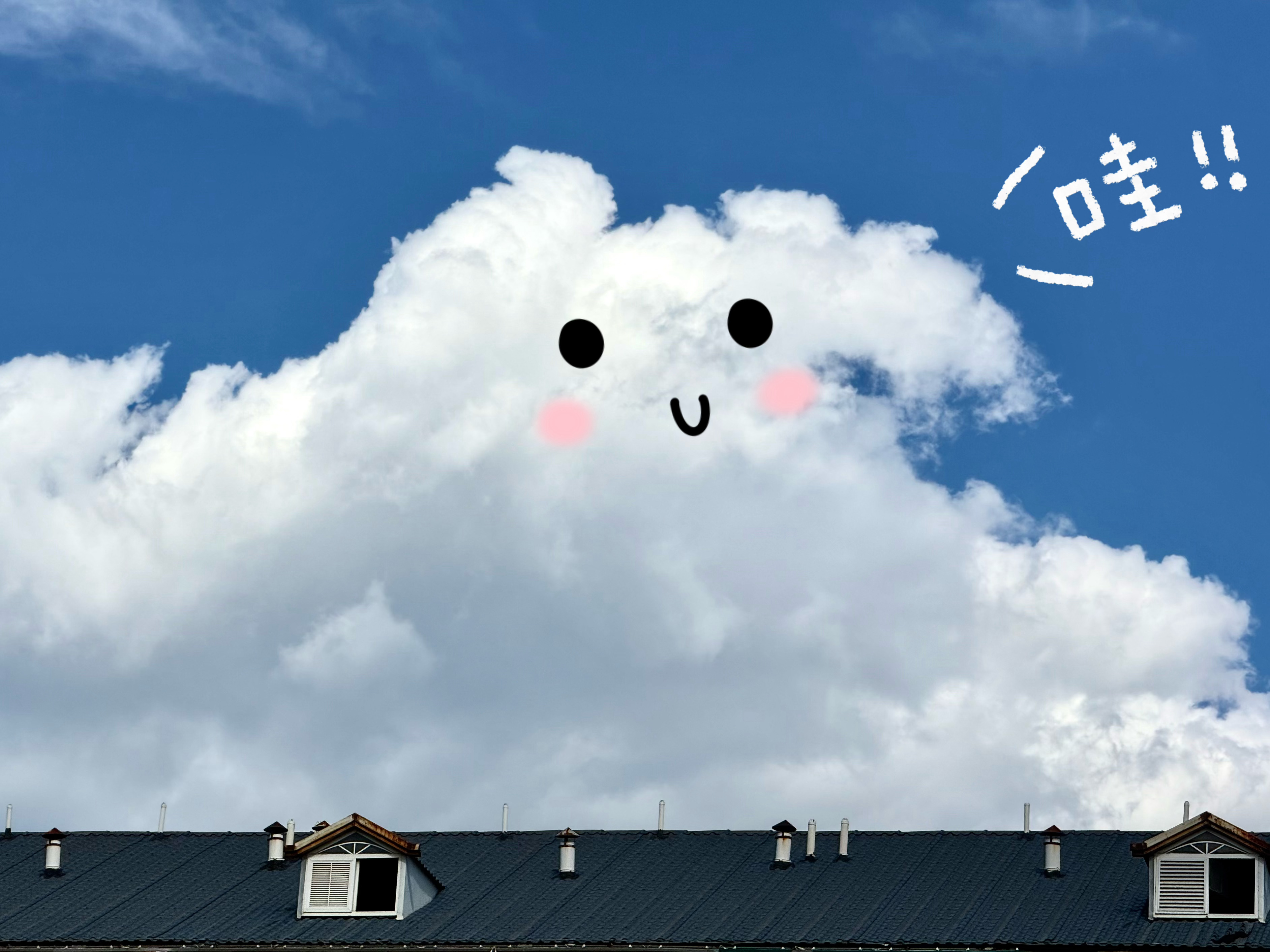 雨后的晴天很舒适[太阳]☁️ ​​​