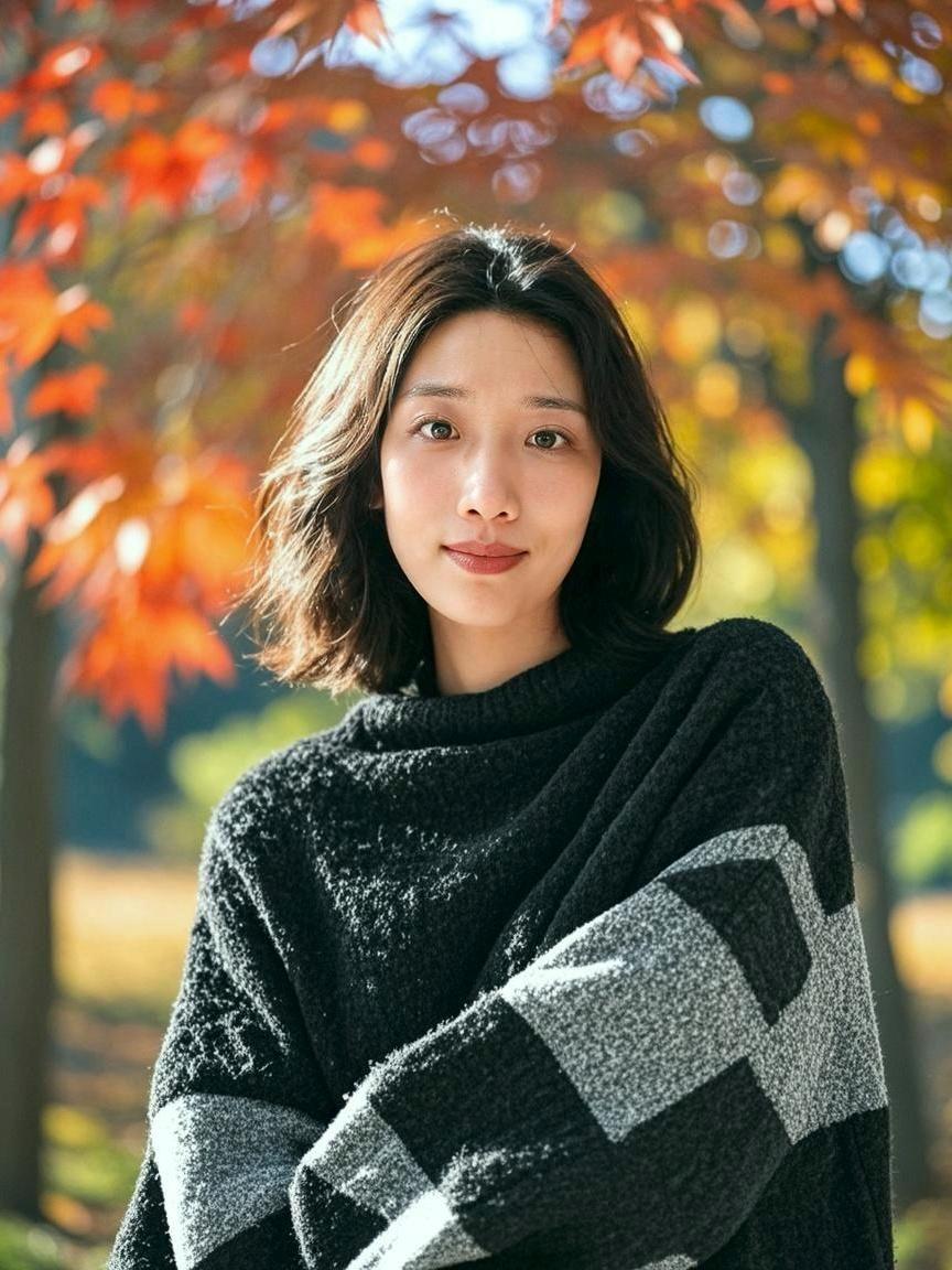 这个秋天依然很美！AI秋日氛围感写真