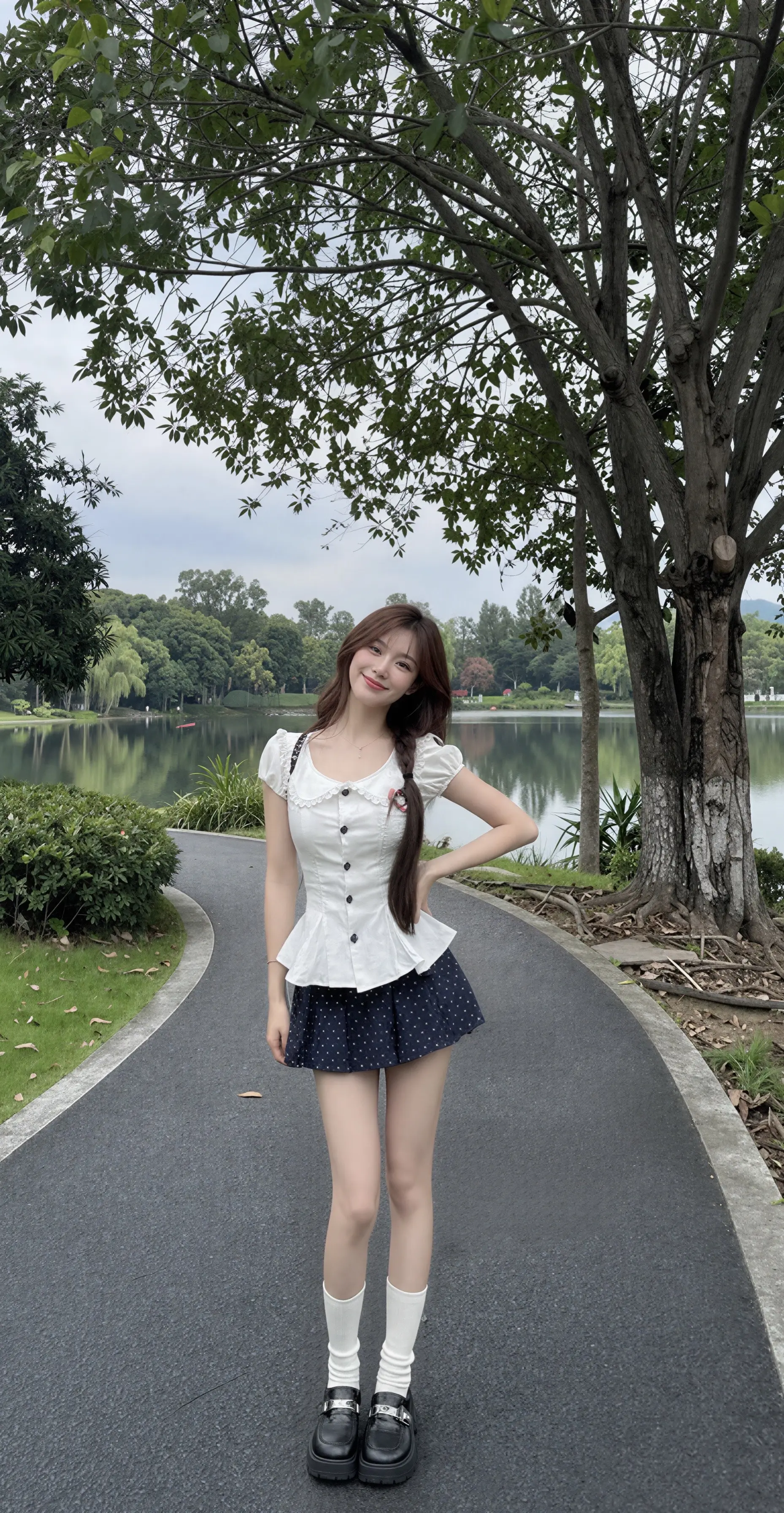 学院风甜妹穿搭日记 夏季穿搭