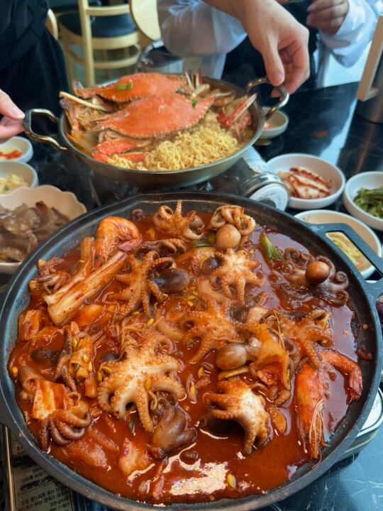 强力推荐咸德海水浴场这个辣炒章鱼🐙！！