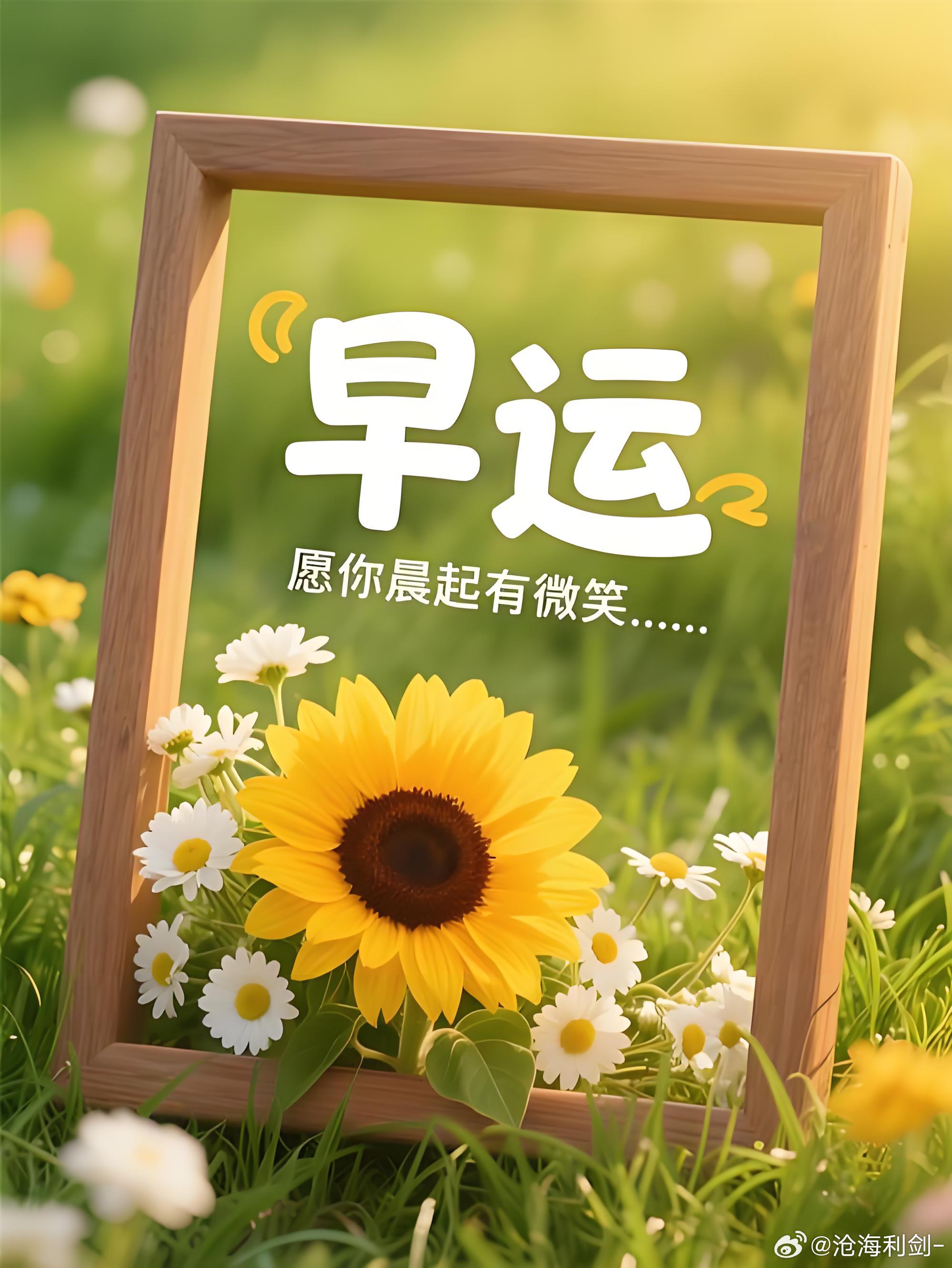 早安晨光点亮，元气满格。 