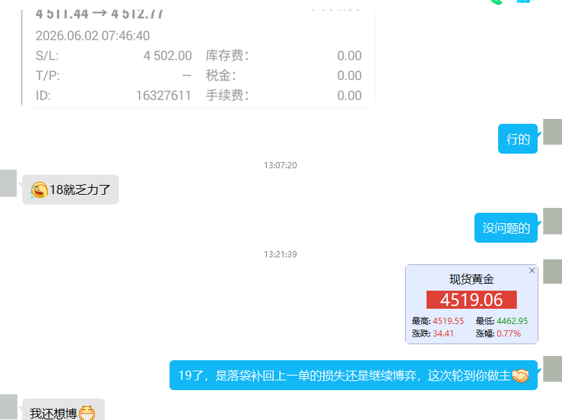 说到做到！上一单止损后我就明确表态，4500站稳立刻上看进多，我们一分一秒都没犹