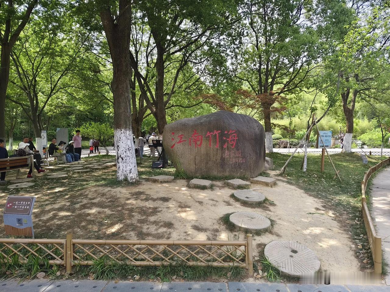 担心外出人山人海，所以选择离本地较近的邻省江苏省宜兴竹海去五一打卡。
不曾想到那