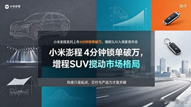 小米澎程系列上市4分钟锁单破万，增程SUV搅动市场格局