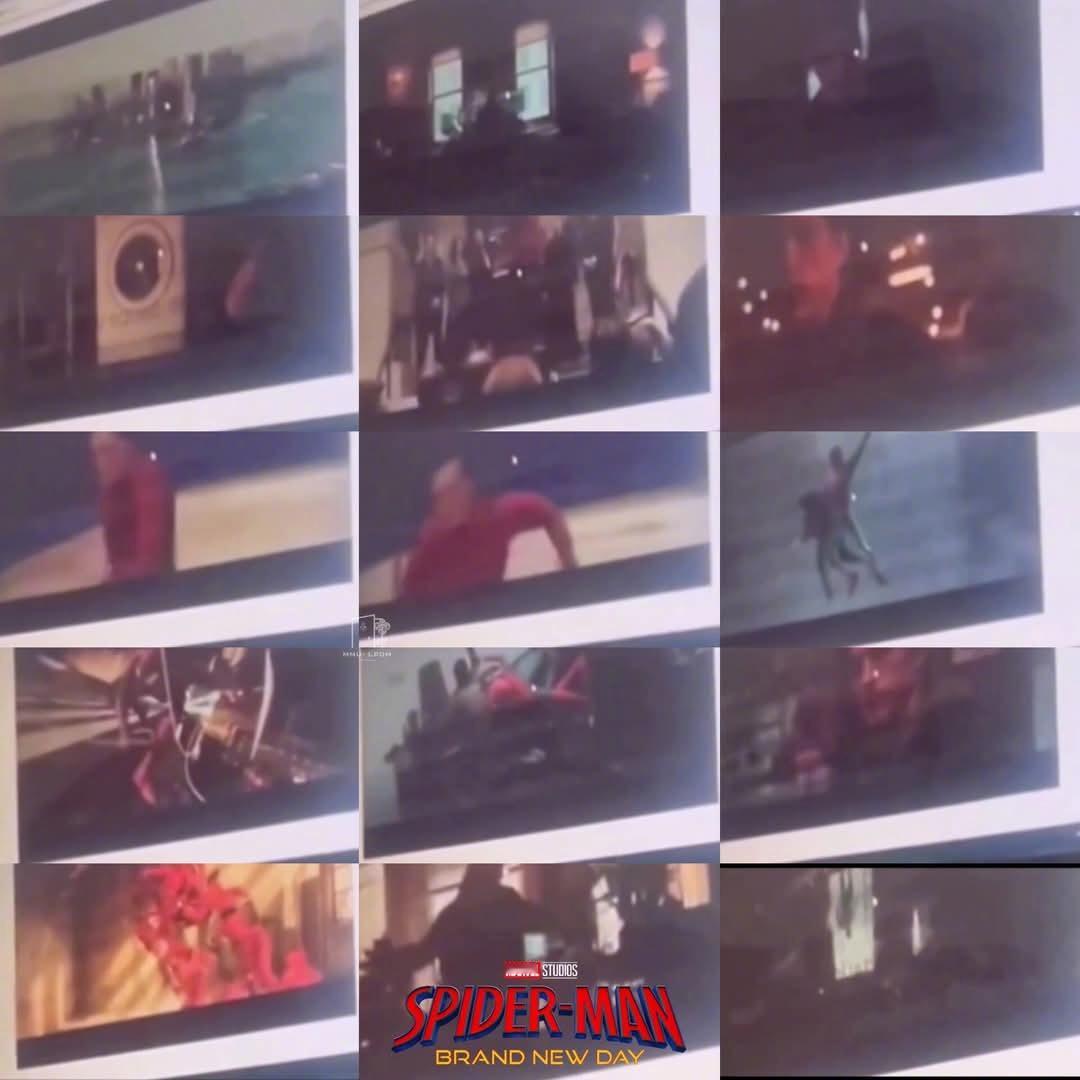 《蜘蛛侠4：崭新之日》预告泄漏了，漫画镜头一比一还原还剩7个多月就上映了，正式预