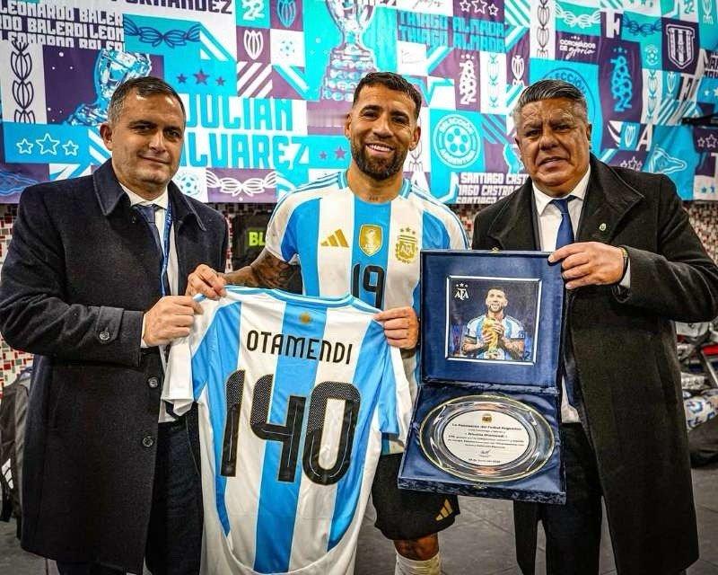 🇦🇷🫡奥塔门迪社媒纪念国家队生涯140场比赛：“140场与国家队的比赛🇦