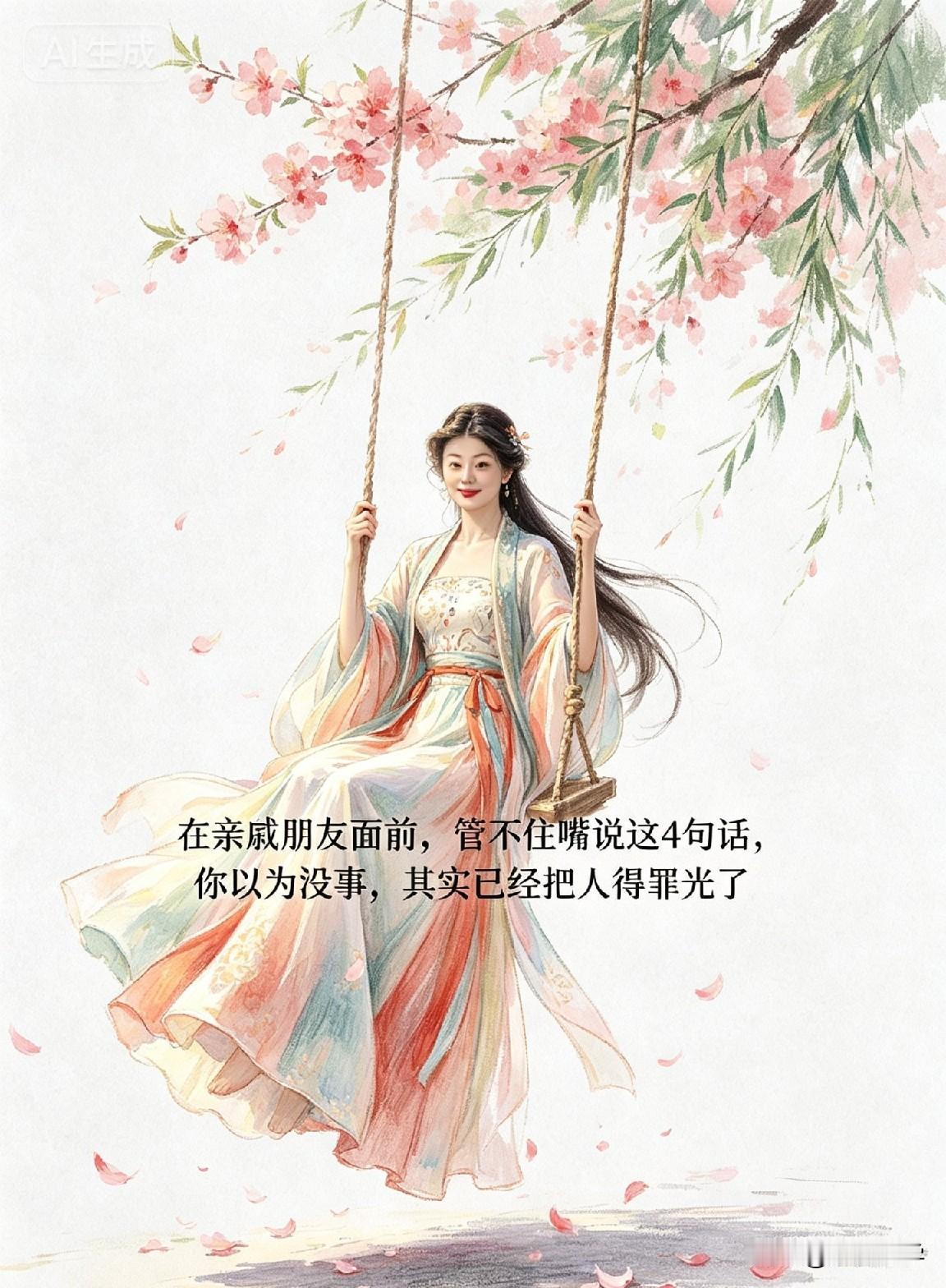 在亲戚朋友面前，管不住嘴说这4句话，你以为没事，其实已经把人得罪光了

网上有个