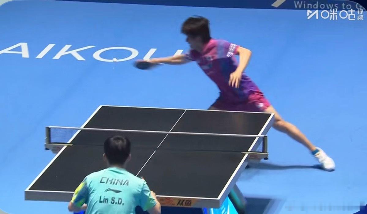 林诗栋1-0户上隼辅最近林诗栋和小鸟王挺有缘 