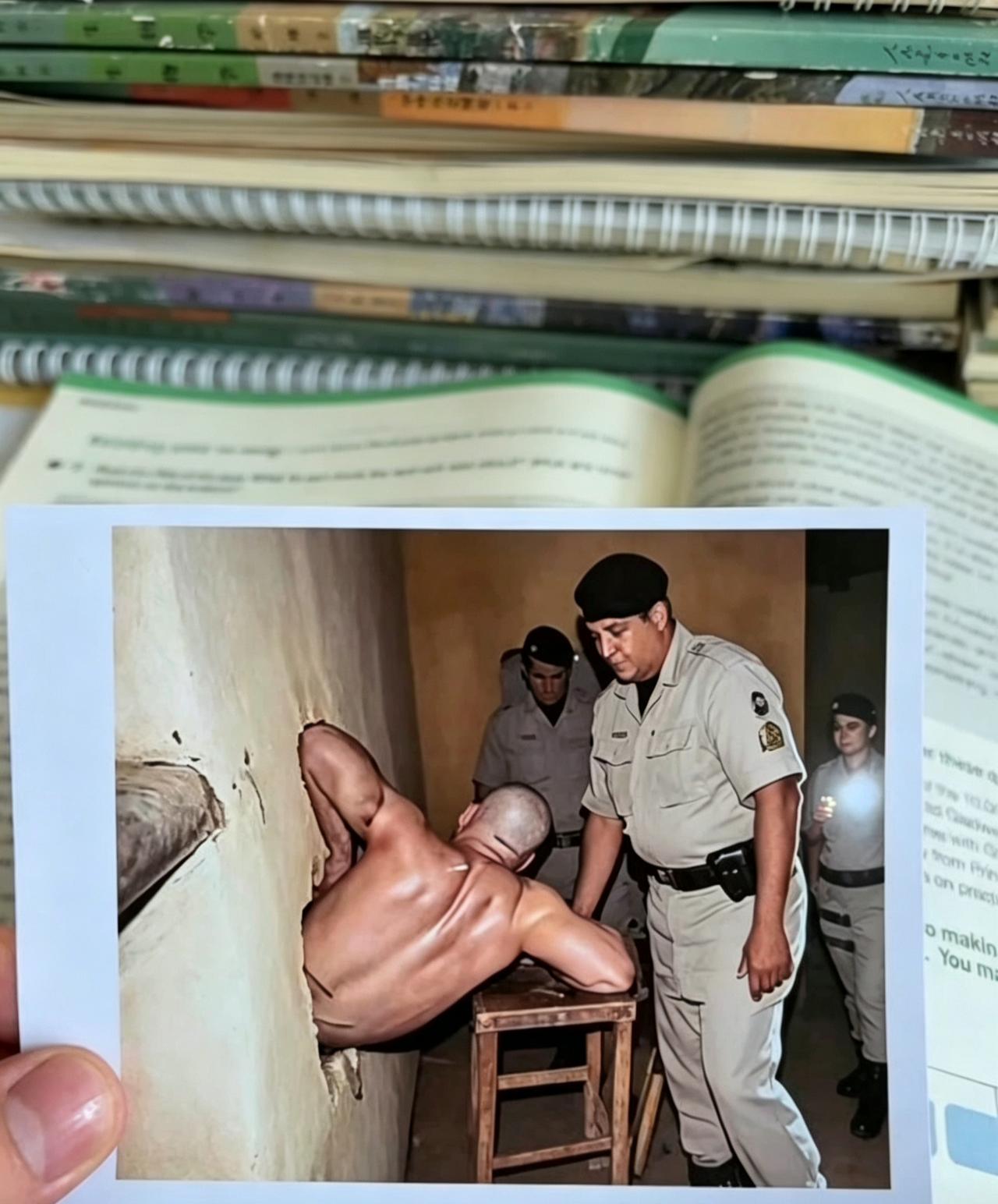 当你觉得生活糟透了的时候，
不妨看看这位巴西囚犯。
 
他花了整整十年时间挖隧道